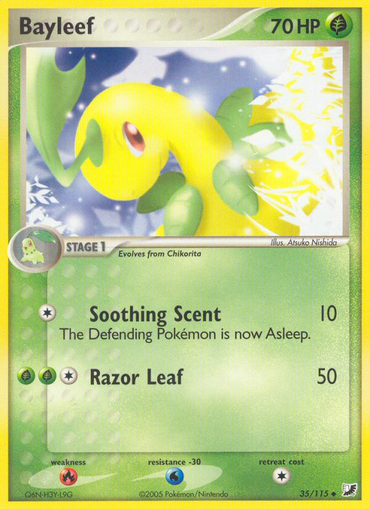 Bayleef (35/115) [EX: Unseen Forces] 