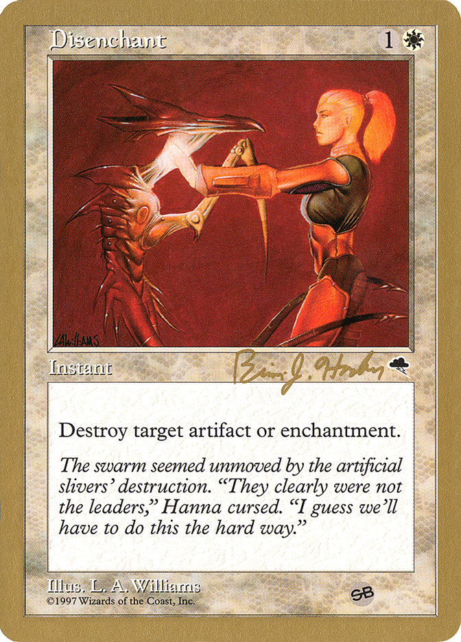 Disenchant (Brian Hacker) (SB) [World Championship Decks 1998] 