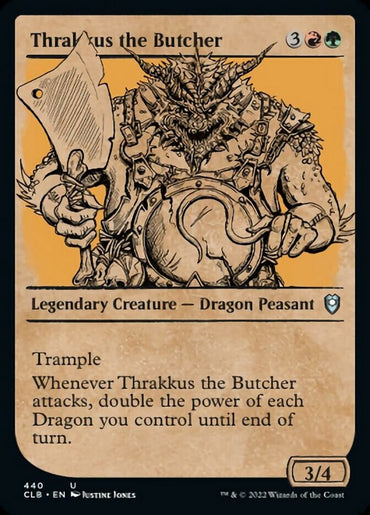 Thrakkus the Butcher (Showcase) [Commander Legends: Battle for Baldur's Gate] 