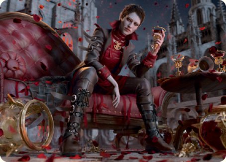 Anje, Maid of Dishonor Art Card [Innistrad: Crimson Vow Art Series] 