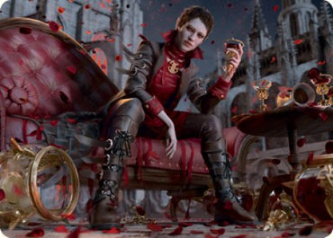 Anje, Maid of Dishonor Art Card [Innistrad: Crimson Vow Art Series] 