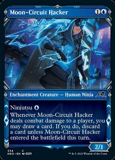 Moon-Circuit Hacker (Showcase Ninja) [Kamigawa: Neon Dynasty] 