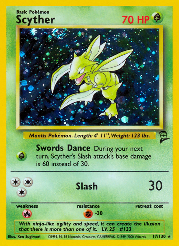 Scyther (17/130) [Base Set 2] 