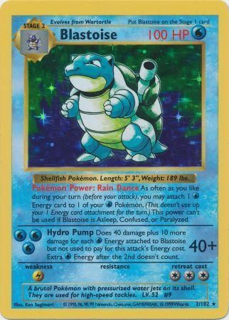 Blastoise (2/102) [Base Set Shadowless Unlimited] 
