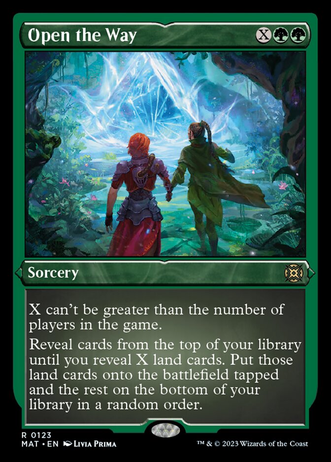 Open the Way (Foil Etched) [March of the Machine: The Aftermath] 