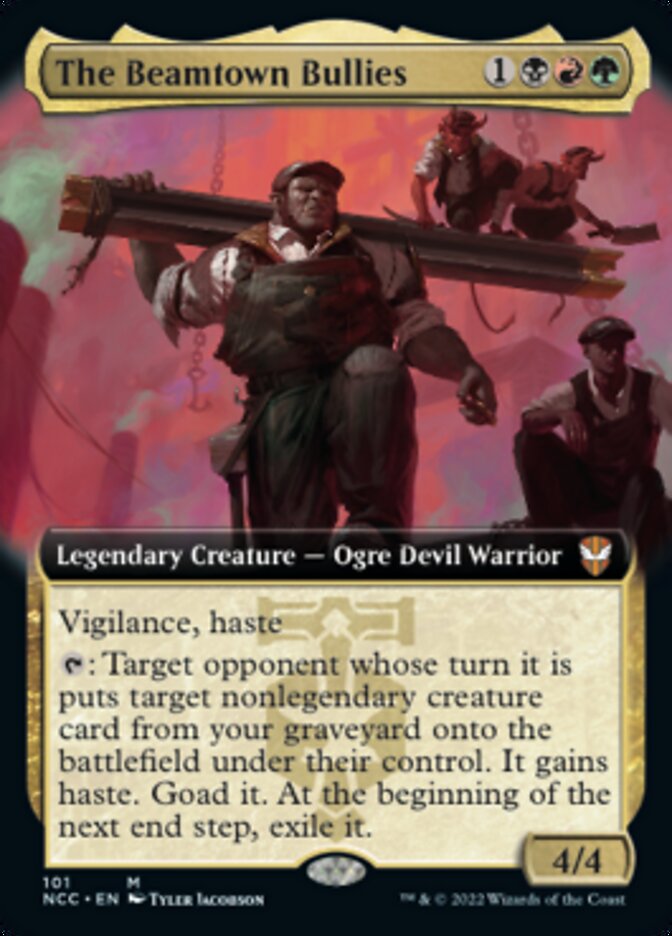 The Beamtown Bullies (Extended Art) [Streets of New Capenna Commander] 