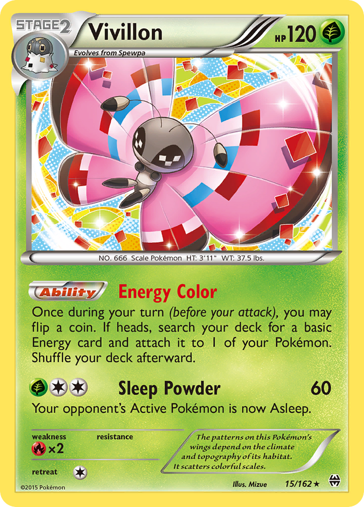 Vivillon (15/162) [XY: BREAKthrough] 