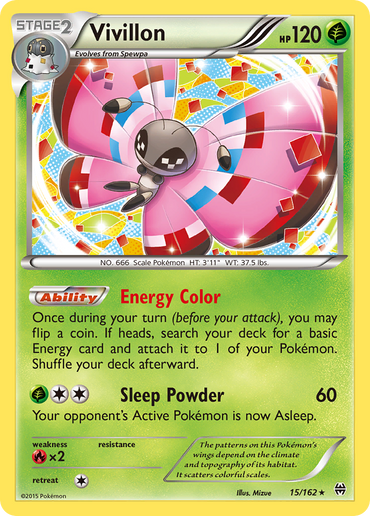 Vivillon (15/162) [XY: BREAKthrough] 
