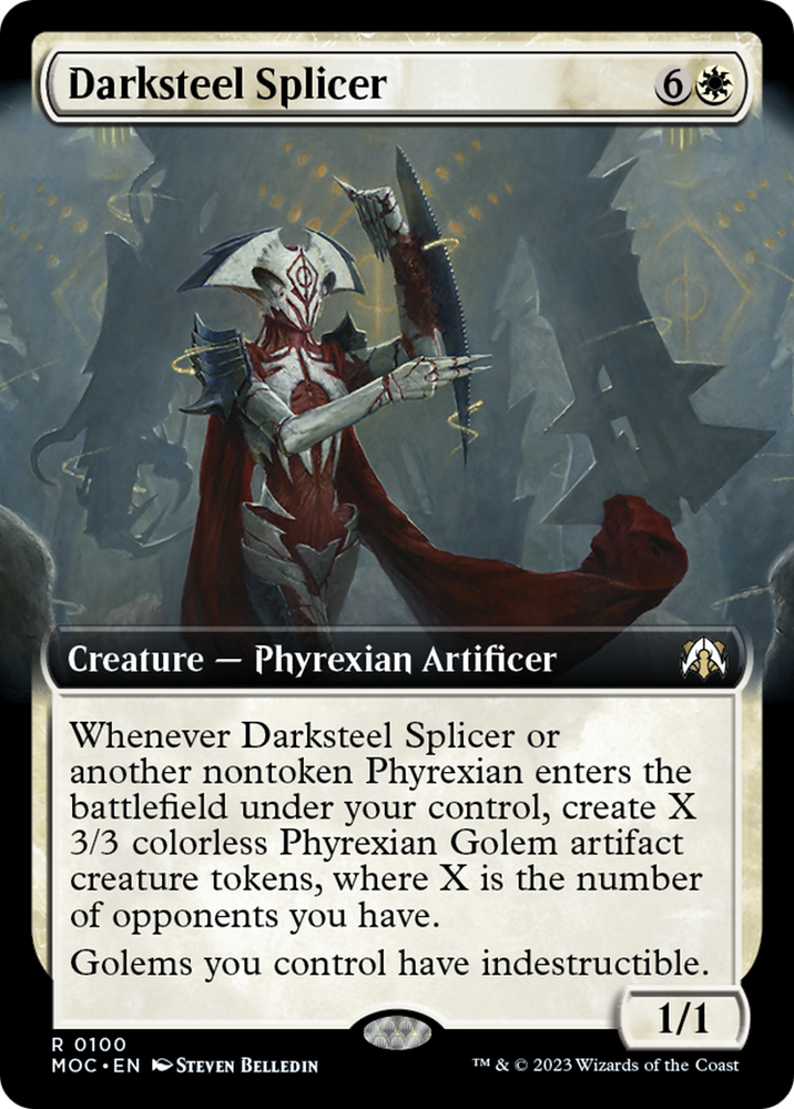Darksteel Splicer (Extended Art) [March of the Machine Commander] 