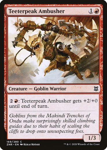 Teeterpeak Ambusher [Zendikar Rising] 