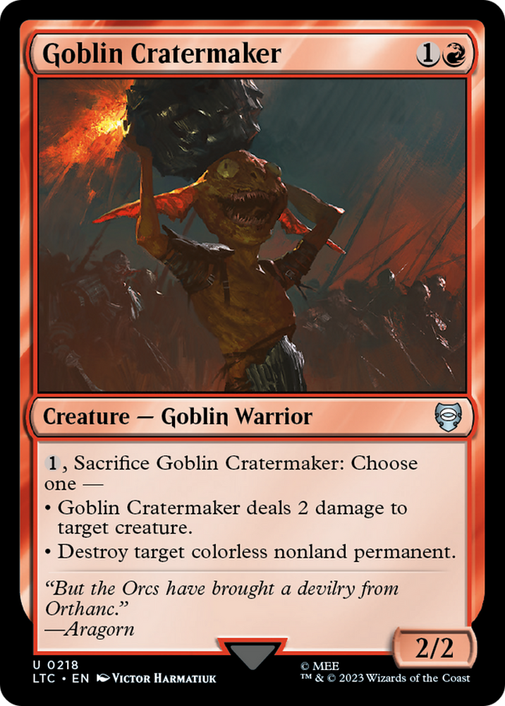 Goblin Cratermaker [The Lord of the Rings: Tales of Middle-Earth Commander] 