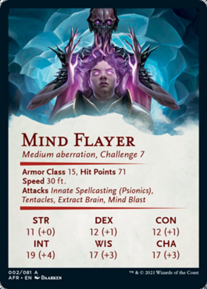 Mind Flayer Art Card [Dungeons &amp; Dragons: Adventures in the Forgotten Realms Art Series] 