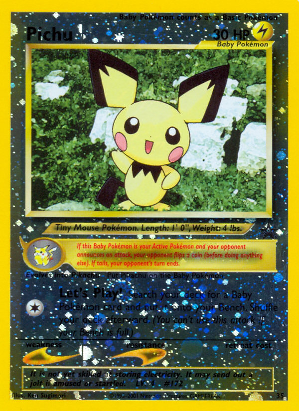 Pichu (35) [Wizards of the Coast: Black Star Promos] 