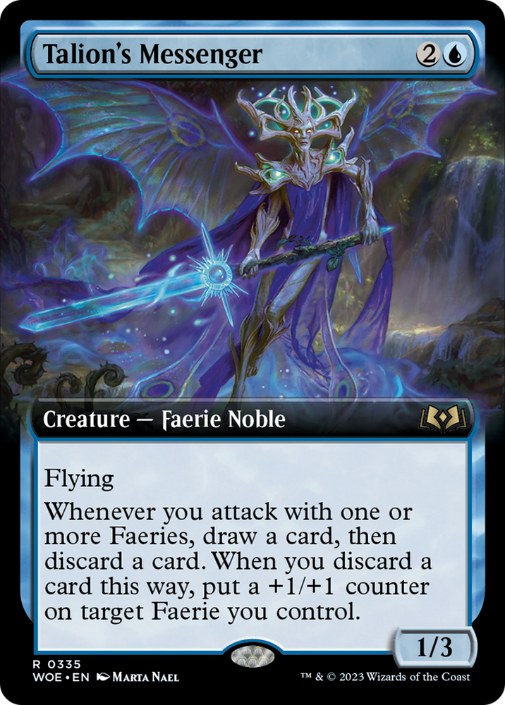 Talion's Messenger (Extended Art) [Wilds of Eldraine] 