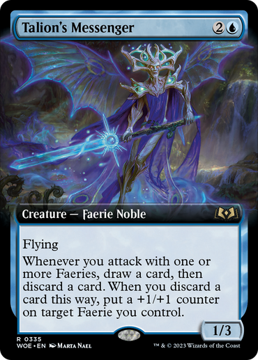 Talion's Messenger (Extended Art) [Wilds of Eldraine] 