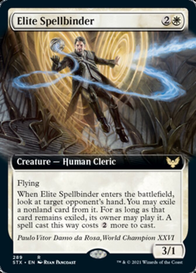 Elite Spellbinder (Extended Art) [Strixhaven: School of Mages] 