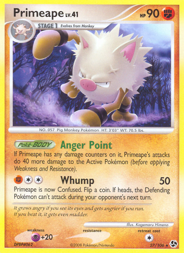 Primeape (27/106) [Diamond &amp; Pearl: Great Encounters] 