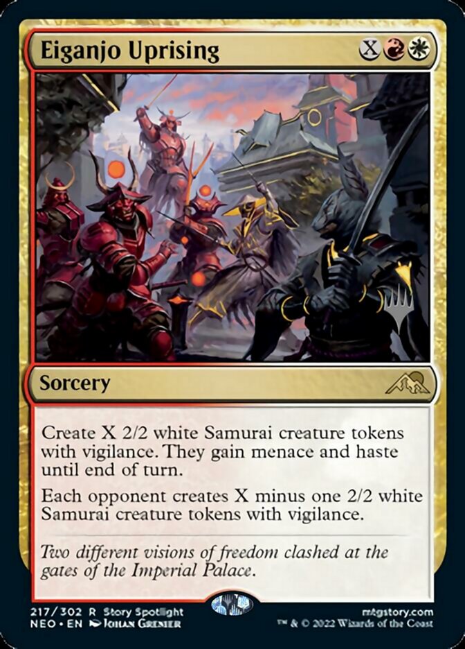 Eiganjo Uprising (Promo Pack) [Kamigawa: Neon Dynasty Promos] 
