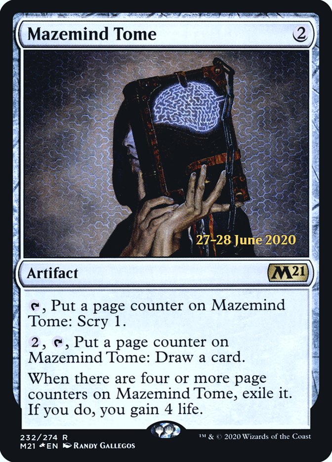 Mazemind Tome [Core Set 2021 Prerelease Promos] 