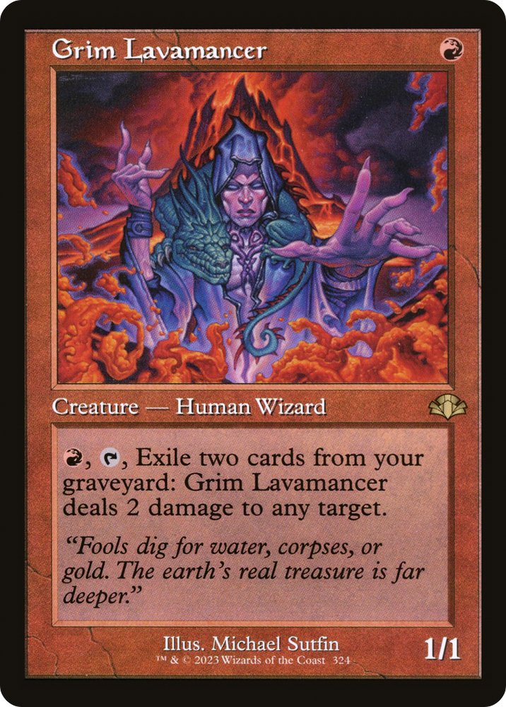 Grim Lavamancer (Retro) [Dominaria Remastered] 