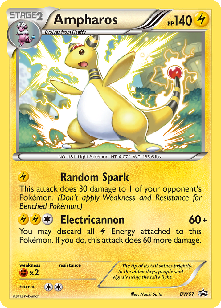 Ampharos (BW67) [Black &amp; White: Black Star Promos] 