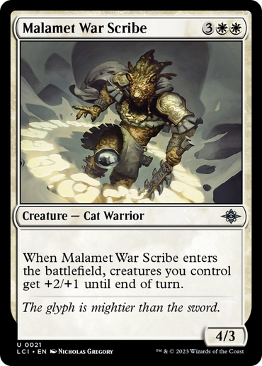 Malamet War Scribe [The Lost Caverns of Ixalan] 