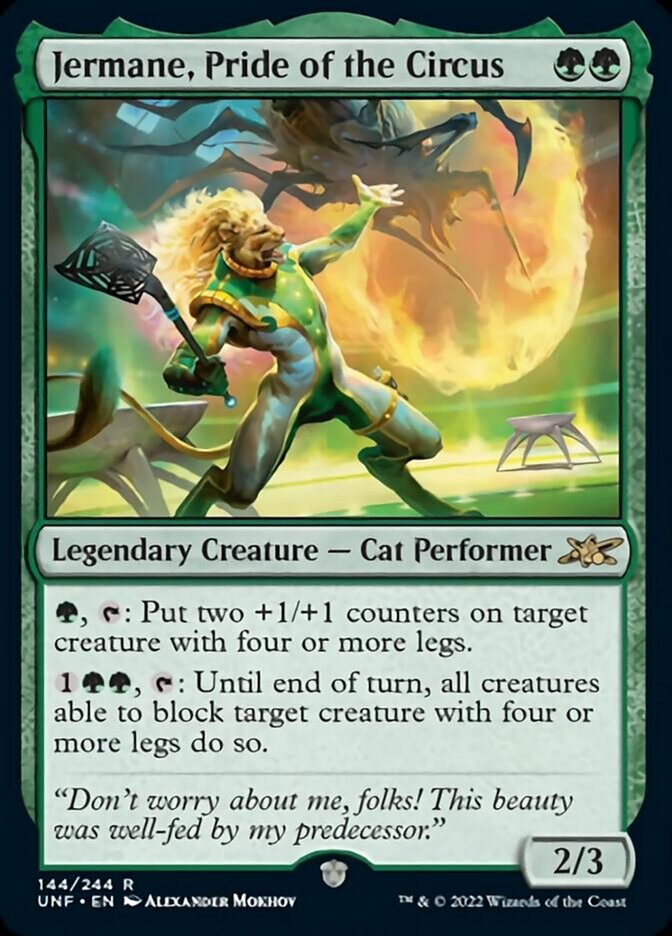 Jermane, Pride of the Circus [Unfinity] 