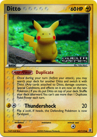 Ditto (63/113) (Stamped) [EX: Delta Species] 