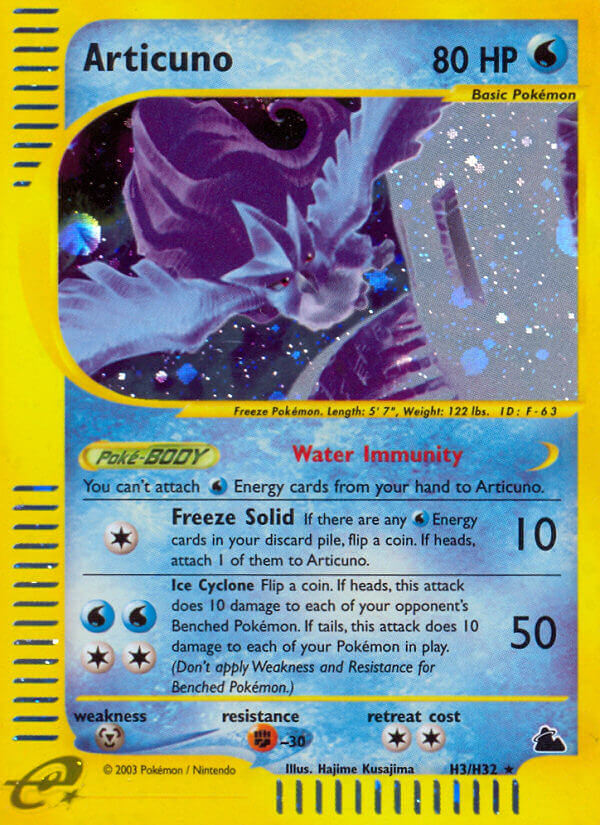 Articuno (H3/H32) [Skyridge] 