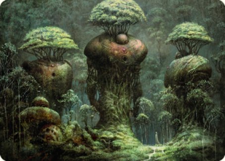 Forest Art Card [Dominaria United Art Series] 