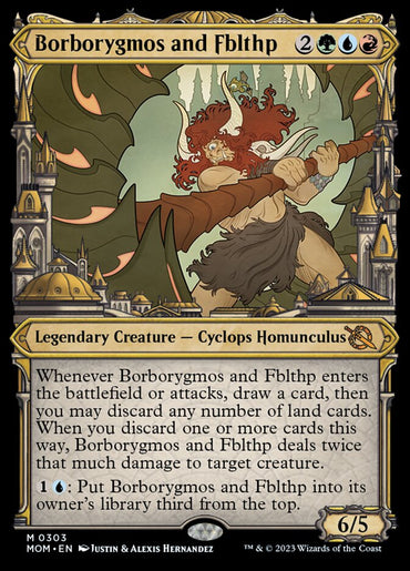 Borborygmos and Fblthp (Showcase Planar Booster Fun) [March of the Machine] 
