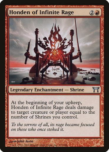 Honden of Infinite Rage [Champions of Kamigawa]