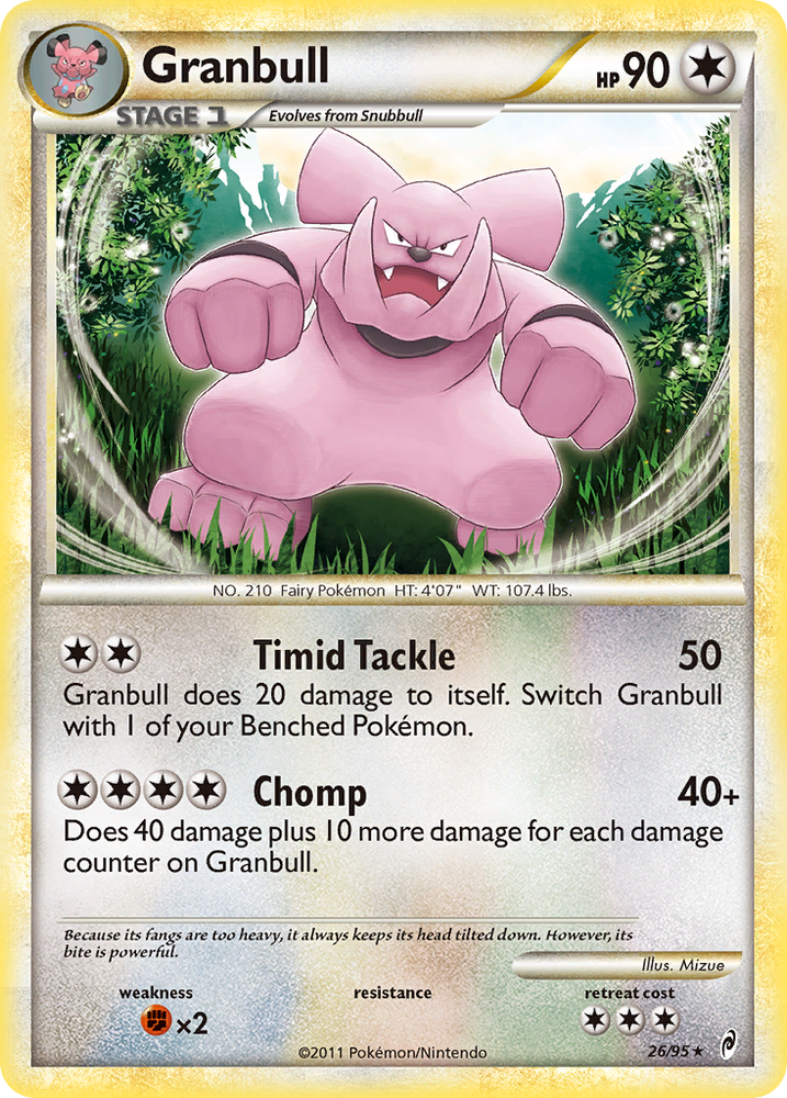Granbull (26/95) [HeartGold &amp; SoulSilver: Call of Legends] 