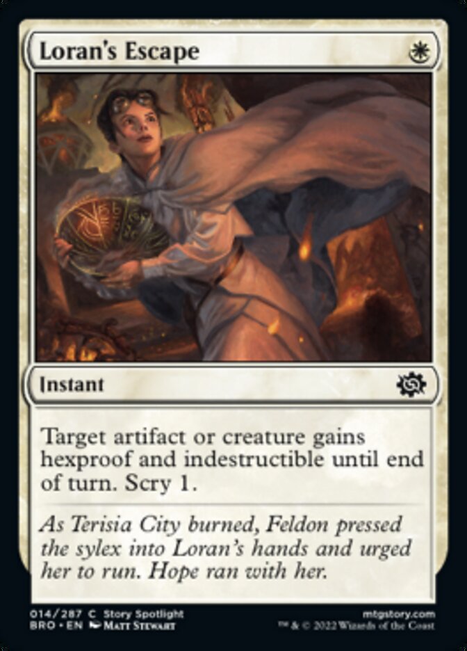 Loran's Escape [The Brothers' War] 