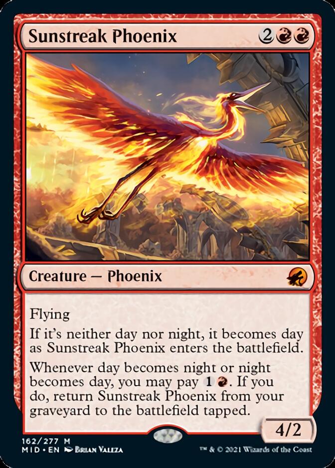 Sunstreak Phoenix [Innistrad: Midnight Hunt] 
