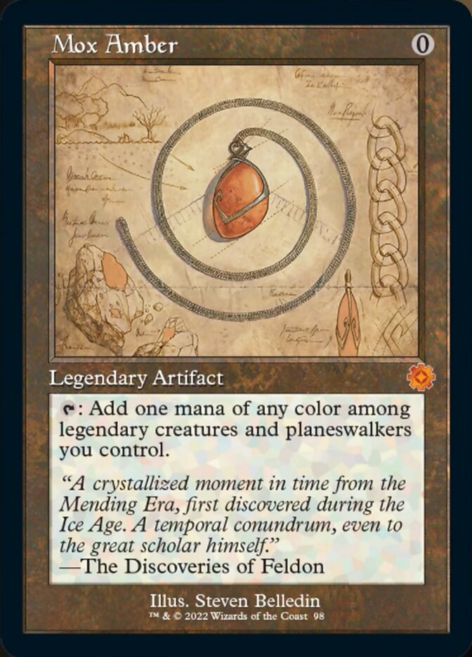 Mox Amber (Retro Schematic) [The Brothers' War Retro Artifacts] 