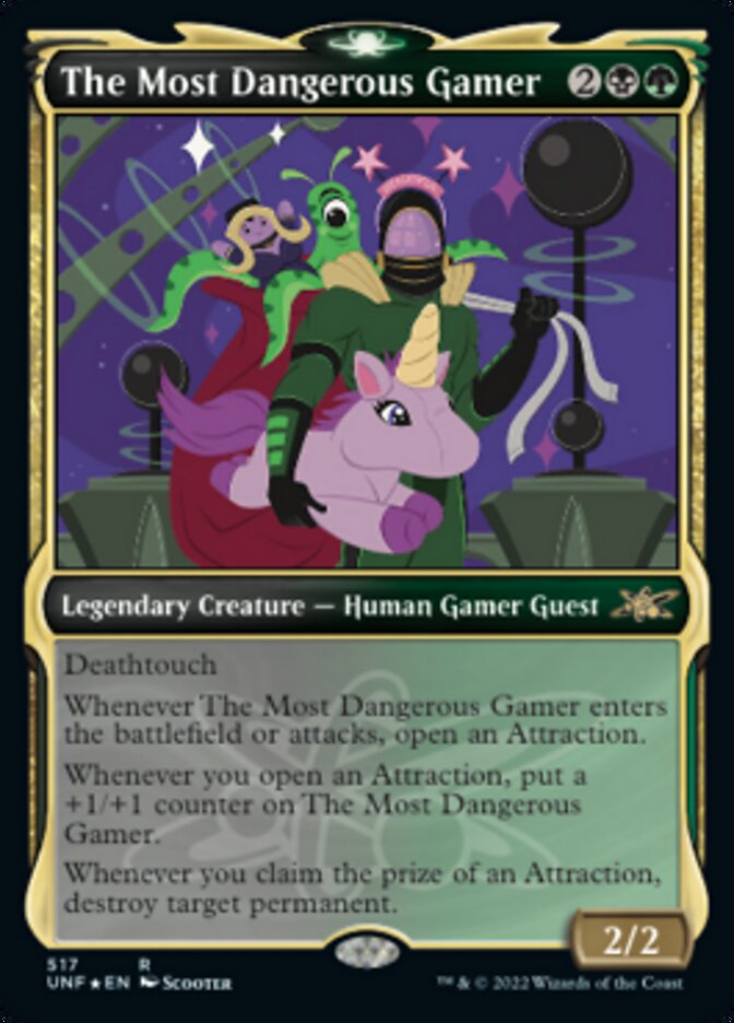 The Most Dangerous Gamer (Showcase) (Galaxy Foil) [Unfinity] 