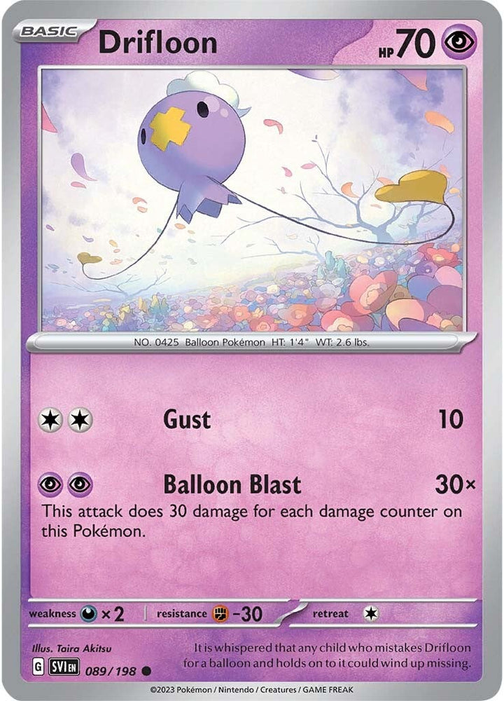 Drifloon (089/198) [Scarlet &amp; Violet: Base Set] 