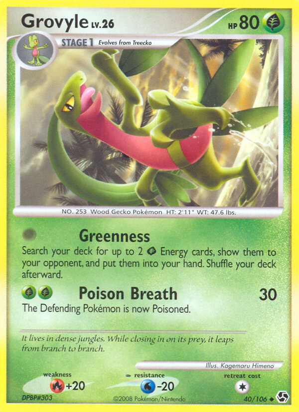 Grovyle (40/106) [Diamond &amp; Pearl: Great Encounters] 