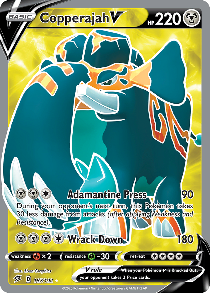 Copperajah V (187/192) [Sword &amp; Shield: Rebel Clash] 