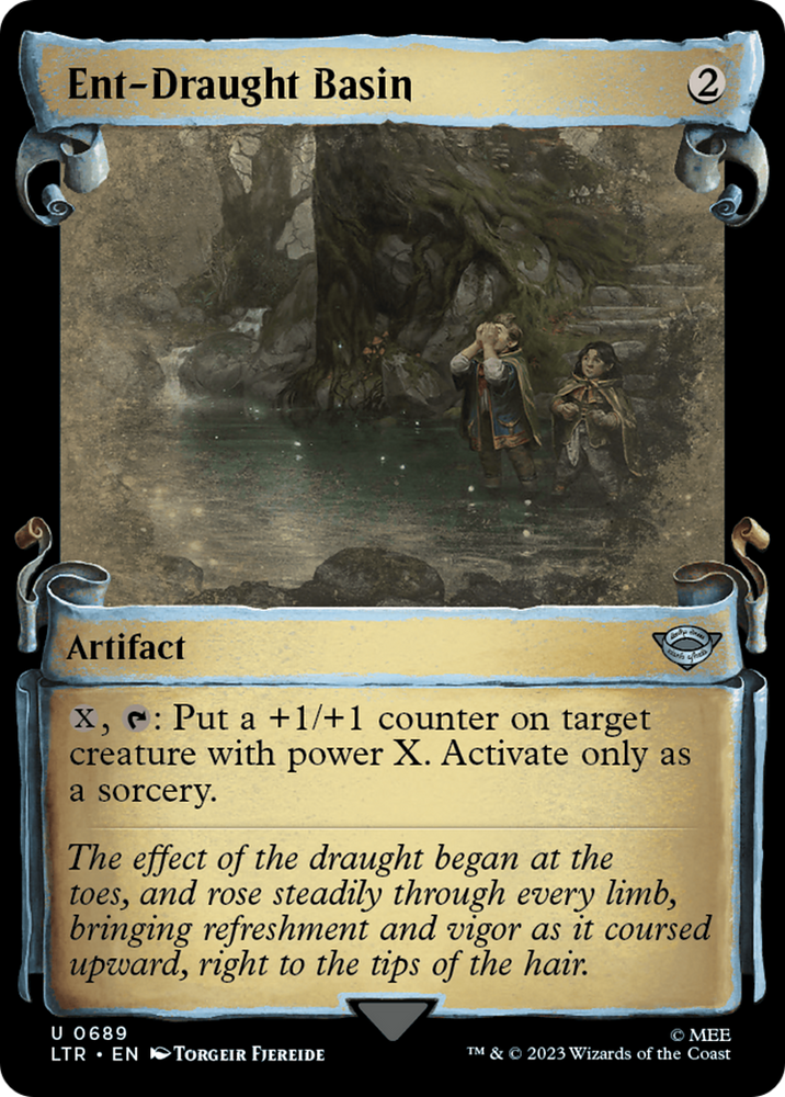 Ent-Draught Basin [The Lord of the Rings: Tales of Middle-Earth Showcase Scrolls] 