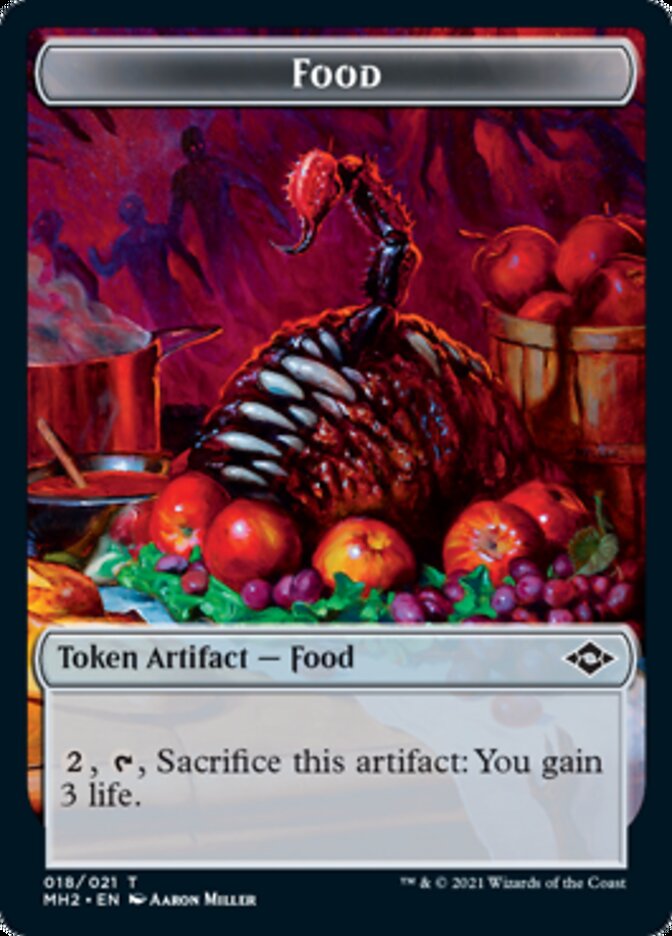 Crab // Food (18) Double-Sided Token [Modern Horizons 2 Tokens] 