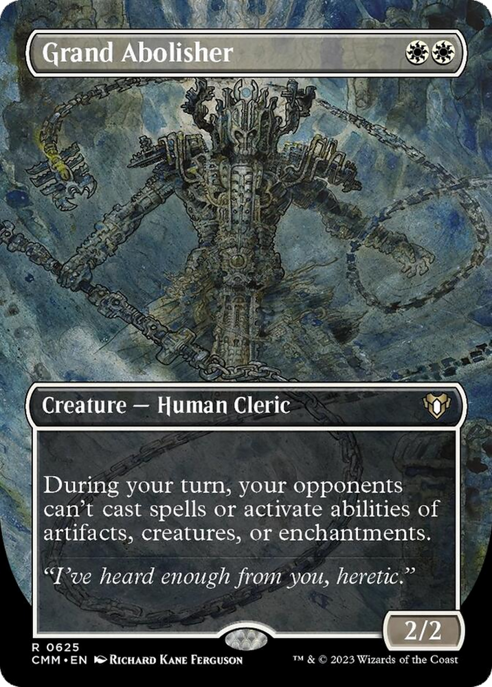 Grand Abolisher (Borderless Alternate Art) [Commander Masters] 