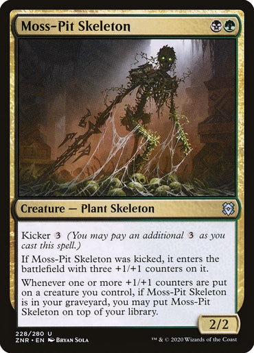 Moss-Pit Skeleton [Zendikar Rising] 