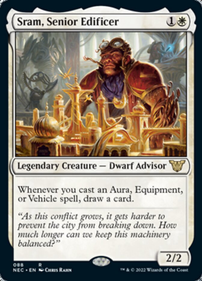 Sram, Senior Edificer [Kamigawa: Neon Dynasty Commander] 