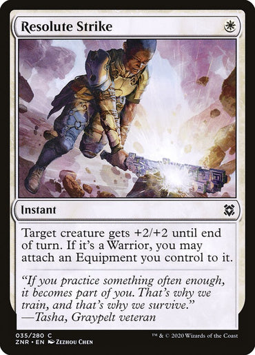 Resolute Strike [Zendikar Rising] 