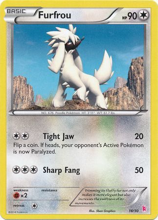 Furfrou (16/30) [XY: Trainer Kit - Sylveon] 