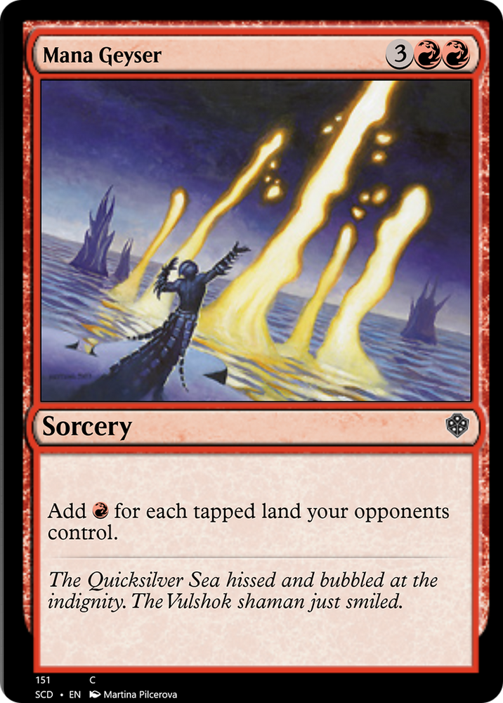 Mana Geyser [Starter Commander Decks] 