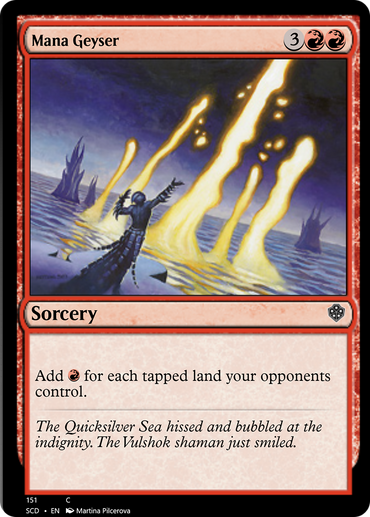 Mana Geyser [Starter Commander Decks] 