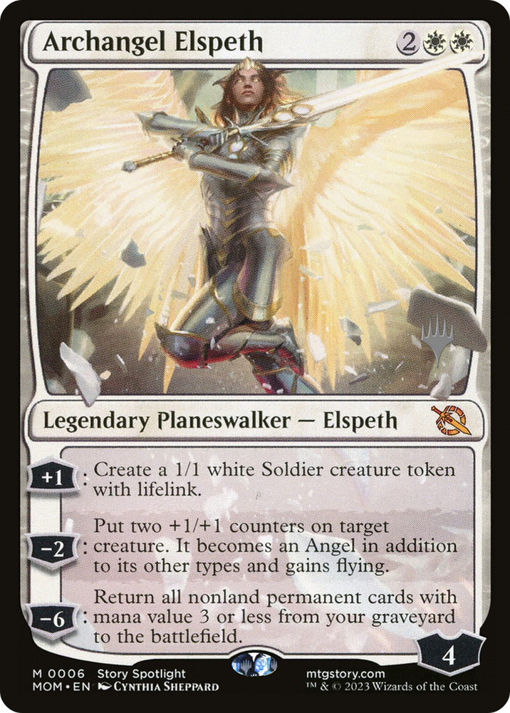 Archangel Elspeth (Promo Pack) [March of the Machine Promos] 